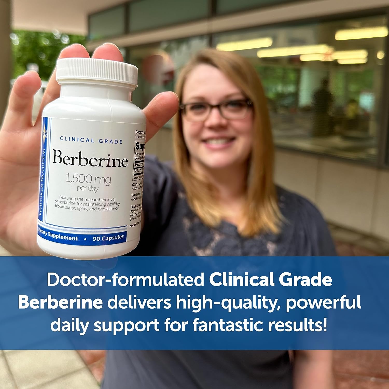 Dr. Whitaker Berberine Supplement | 1,500mg Per Daily Serving | 30 Day Supply