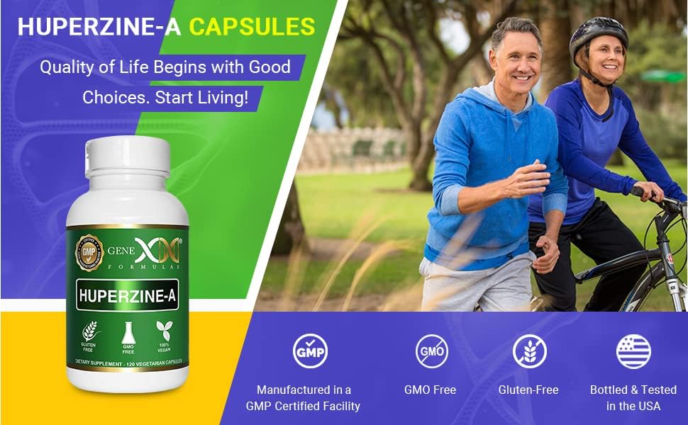 Genex Huperzine A 200mcg 120 Capsules