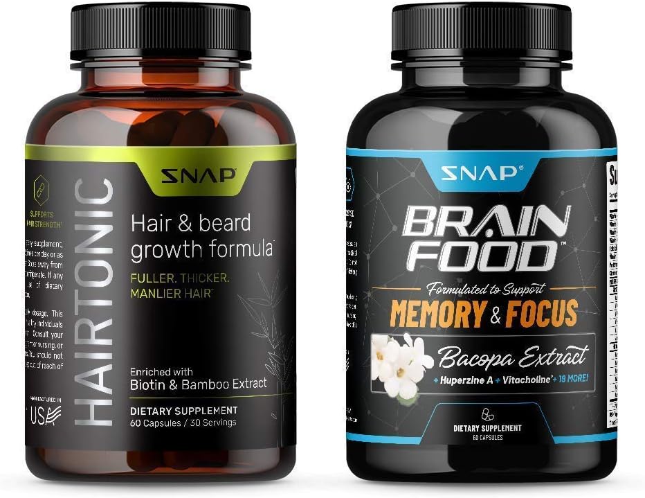 Hair Growth + Brain Food Bundle (2 Products)